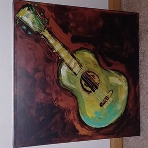 Guitar wall hanging